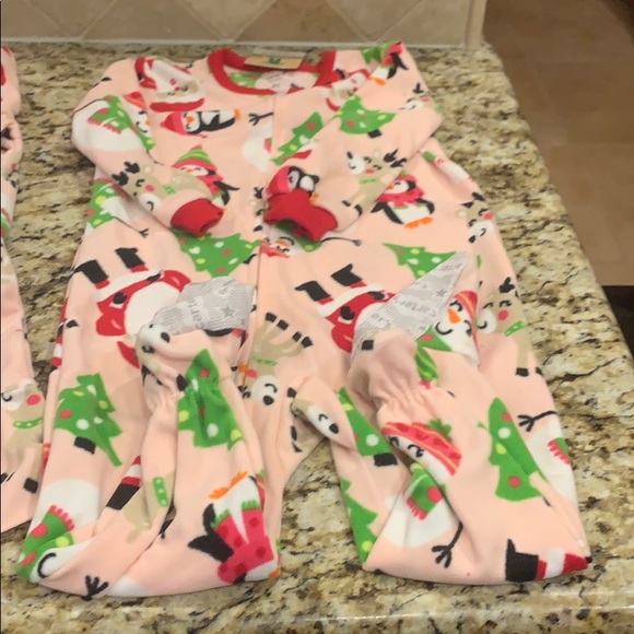 NWT Carter’s Fleece Nightgown & Footed Pajamas - Picture 5 of 5
